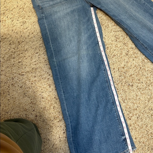 American Eagle Dreamy Drape Baggy Wide Leg Blue Jeans regular 6 - Picture 7 of 9